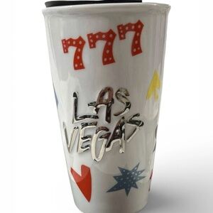 New Starbucks Las Vegas Travel Mug with 777 Design